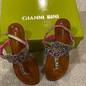 Rhinestone sandals